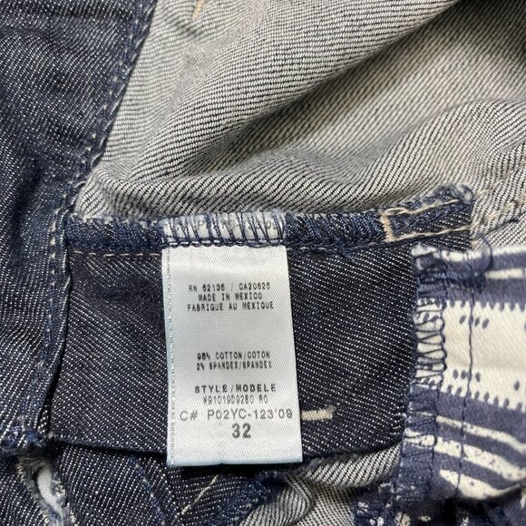 Guess Jeans Women Size 32 Daredevil Skinny Leg Dark Blue Wash Embellished - Picture 6 of 16